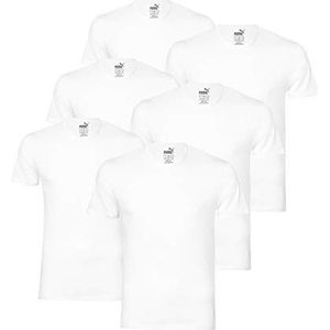 Puma Heren Basic Crew Shirt - 3 x 2 Shirts (Pack van 6) - - XL