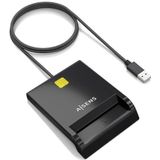 Kaartlezer Extern DNI Aisens ASCR-SN06-BK Zwart