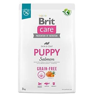 Brit Droogvoedsel voor puppies en jonge honden van alle breedten (4 weken - 12 maanden) Care Dog Grain-Free Puppy Zalm 3kg