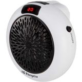 Orbegozo CR 4000 Mini-keramische ventilatorkachel, 2 snelheden, timer, led-display, instelbare thermostaat, draadloos, 600 W