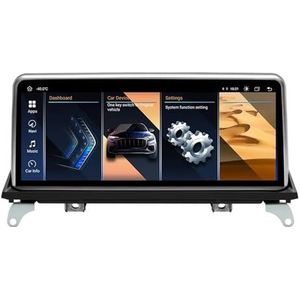 Android 14 GPS Navigation Stereo voor BMW X5 E70/X6 E71 2007-2012 10.25 Inch 2 Din Car Stereo Radio met CarPlay AHD Omgekeerd beeld Bedieningselementen op het stuur Bluetooth(S1 2G+32G)