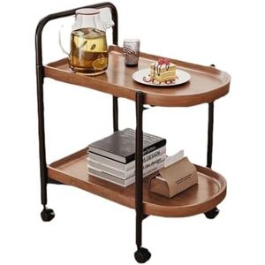 Moderne Woonkamertafel Salontafel Verplaatsbare Trolley Salontafel Woonkamerbank Tafel Opbergrek Salontafel Met Wielen Koffietafel(G,A)