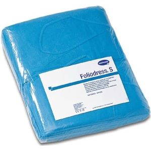 HARTMANN 6047073 Foliodress S White wegwerp-beschermjas, wit, 50 stuks