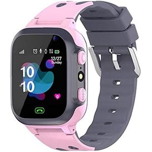 Naisedier Kids Smart horloge Q16 Waterproof Pols Game Smartwatch Location Tracker met Camera Alarm Clock SOS voor Jongens Meisjes Roze Gemakkelijk Antwoord Gesprekken