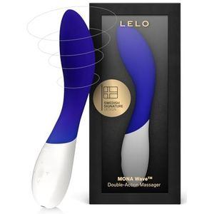 LELO MONA Wave Persoonlijke Stimulator voor Vrouwen, G-spotvibrator met Golfbeweging, Blauw Midnight Blue