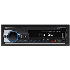 Autoradio 1Din Universele MP3-speler Bluetooth FM Dual USB TF-kaart Mobiele telefoon opladen met AUX-ingang