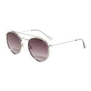 ESPRIT Ronde zonnebril met metalen frame, grijs