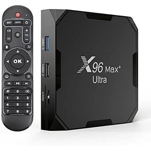 X96 Max Plus Ultra TV Box Android 11 Amlogic S905X4 4 GB 32 Ondersteuning AV1 8 K Dual Wifi BT met i8 toetsenbord