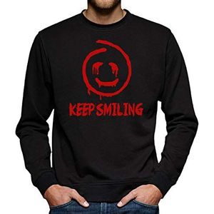Red John Keep Smiling sweatshirt pullover heren