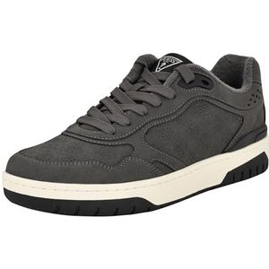 GUESS Nanon Sneaker voor heren, Donkergrijs Logo Multi 020, 42.5 EU
