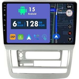 RoverOne Autoradio GPS voor Toyota Alphard 1 H10 2002-2008 Carplay Android Auto Stereo Hoofdeenheid Bluetooth WiFi Radio Speler Sat Navigatie