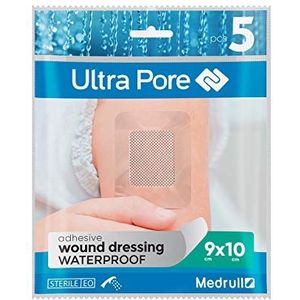 Medrull - Waterdichte Pleisters - Steriel - Transparant - 9 x 10 cm - 5 Stuks