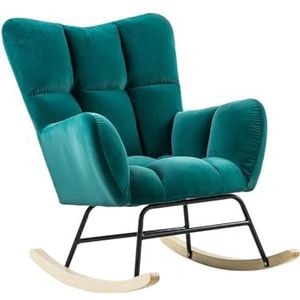 Banken Enkele bankschommelstoel Eenvoudige vrijetijdsstoel Zachte en comfortabele fauteuil Balkonschommelstoel Kleine Banken voor Woonkamerappartement (Color : A)