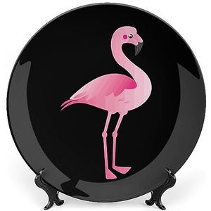 Flamingo Funny Bone China Plaat Keramische Bone Platen Decoratieve Gift Voor Nieuw Huis, Kerstdag, Moederdag