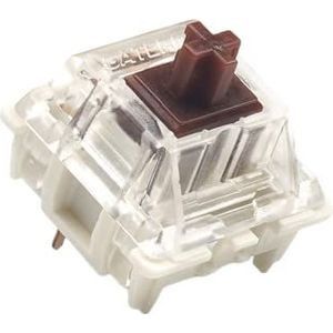 Pack Gateron ks-9 Key Switches voor Mechanische Gaming-toetsenborden | Plaat Gemonteerd (Gateron Brown, 65 Stuks)
