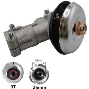 26/28mm 7/9T Strimmer Gear Head Gearbox Brush Cutter Grass Trimmer Lawn Mower Part Lawn Trimmer Accessory Brush Cutter Gear Head(26mm 9T)
