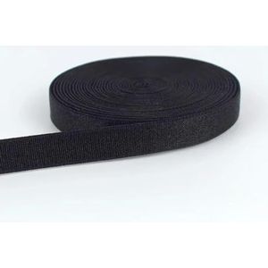 10/20/50M 6-18mm Nylon elastische band voor ondergoed schouder beha elastiekjes DIY kledingstuk riem tape accessoires-zwart-12mm-20meter