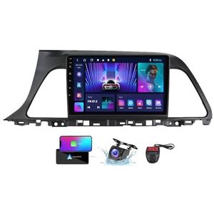 Android 13 Dubbel DIN autoradio voor Hyundai Sonata 7 2014-2017-GPS Navi | Gratis achteruitrijcamera| 9 inch Scherm met Carplay Android Auto/FM RDS DAB/Bluetooth/SWC/DSP Stereo(NF-2)