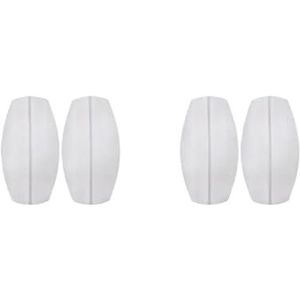 Afneembare schoudervullingen van schuimrubber, 1/2/4PCS paar siliconen schoudervullingenZachte beha antislip schouderriemvullingen(7 X 9 2pcs)