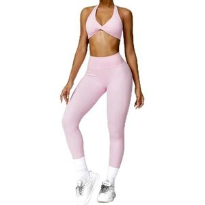 Sportkleding 2 stuks Dames Trainingspak Yoga Set Gym Sport Shorts Sexy BH Naadloze Legging Training Hardlopen Gym Kleding Atletische kleding