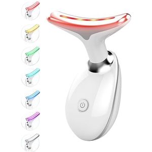 Gezichtsmassager Rood-lichttherapie-voor-gezicht en hals, gezicht culpting toverstaf met 7 kleuren