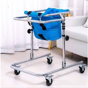Kinderrollator For Cerebrale Parese, Opvouwbare Aluminium Kinderrollator Looprek Mobiliteit, Anti-kantel Revalidatietraining For Kinderen, Door Walker For Kids(Blue)