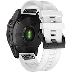 TopTen Quick Fit 22 mm siliconen horlogeband, vervangende polsband compatibel met Garmin Fenix 7/Fenix 6/Fenix 5/Forerunner 935,945/Epix 2/Instinct 2 riem, Siliconen