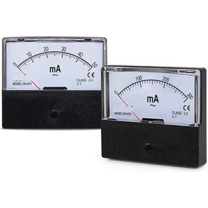 AC DH-670 ampèremeter, analoog, 5 mA-1000 mA, stroommeter (1 stuk) (AC AMMETER_AC 1000MA)