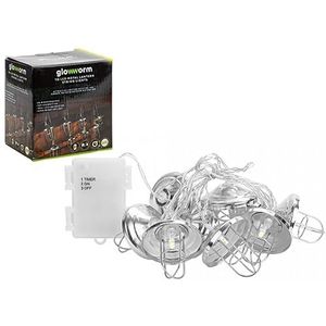 Zonne-aangedreven LED Lantaarn Warm Wit String Lights - 30 cm (1 Pack) - 10 Feestelijke LEDs voor Indoor & Outdoor Decor