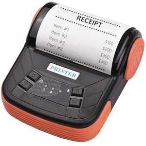 MTP 3 Draagbare 80mm Bonprinter Draadloze Bluetooth Thermische Printer Mobiele Bill Printer ESC/POS Print Commando For Winkel Helder Afdrukken