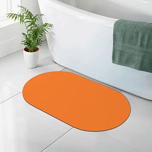 OPSREY Beauty Burnt Orange gedrukt Diatomeeënaarde zachte vloermat Sneldrogend badkamertapijt Badkamer badmat tapijt