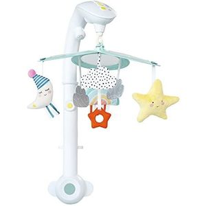 Taf Toys Sweet Dreams Mini Moon Baby Cot Sensory Mobile. 30 Minutes of non-Repeating Classical Music, Light Projector and Hanging Toys. From Birth