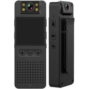 Lichaamscamera A22 Politie Lichaamscamera 1080P DVR Beveiligingscamera 2 Inch Scherm Nachtzicht Wetshandhaving Videorecorder Draagbare mini-camcorder