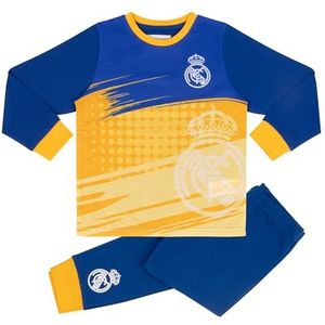 Real Madrid Pyjamaset Lange Mouwen, 7-8 Jaar: 128cm, Blauw