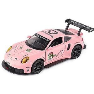 1:32 Voor Porsche 911 RSR Model Auto Gegoten Legering Jongens Speelgoed Auto Collectible Kids Auto (Color : A, Size : No box)