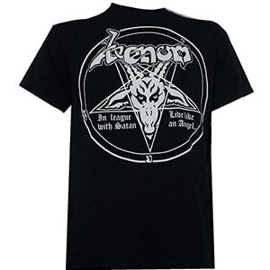 Venom Band in League with Satan Men T-Shirt Black M