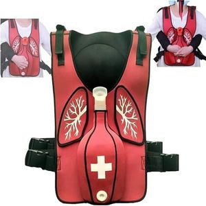 anti-verstikkingsapparaat, Simulatie Trainingsvest Draagbaar CPR EHBO Trainingsmodel met Rugklap Verstikking for Onderwijsdemonstraties, Volwassenen