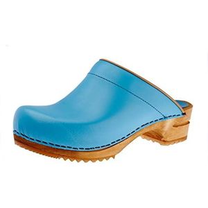 Sanita - Lotte - Clog - Turkoois - Heren - Handgemaakt - Duurzaam