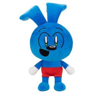9.8'Riggy konijn aap pluche, schattige blauwe konijn aap riggy gevulde figuur pop, zachte gevulde monsterpop voor kinderen en volwassenen.