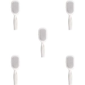 5 Set Van Voet Eelt Rasp Thuis Skins Schrobben Gereedschap Wrijven Accessoires Pedicure Accessoire Vrouwen Mannen Dode Huid Verwijdering Scrubber Wit