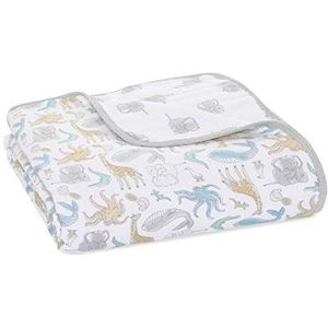 aden + anais™ Essentials Cotton Muslin Deken Natural History
