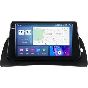 9 inch touch screen multimedia speler bluetooth autoradio voor Renault kangoo 2015-2018 Android 12.0 Car Stereo gebouwd carautoplay ondersteuning stuurwielbediening wifi 4g gps navigatie (Size : 8+WI