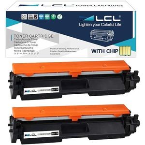 LCL Kompatible Toner 051 CRG051 CRG-051 2168C002 (2Zwart） vervanging voor Canon ImageCLASS LBP162dw MF267dw MF269dw LBP160 Series MF260 Series