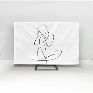 WLTYSM TV Cover Display stofkap TV Stofkap Doek 32-75 Inch Valuta Eenvoudige en Moderne TV Display Beschermers (8,8 cm)