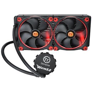 THERMALTAKE Water 3.0 Riing Red 280 Waterku 2x14cmPWM Intel 2011v3/2011/1366/1150/1151/1155/1156 AMD FM2+/FM2/FM1/AM3+/AM3/AM2+/AM2