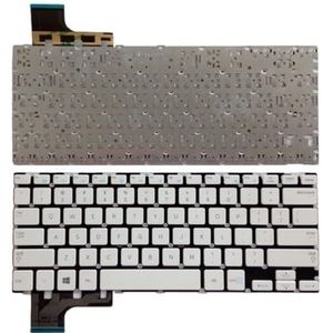 Amerikaans Latijns-Braziliaans laptoptoetsenbord voor Samsung 915S3G NP915S3G 905S3G NP905S3G 910S3G NP910S3G notebook-pc(US White)