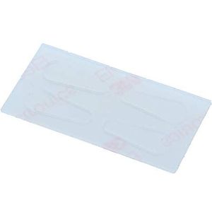 Siliconen neuspads/brilpads/neuskussen om te plakken - zelfklevend in verschillende maten (4x 17mm)