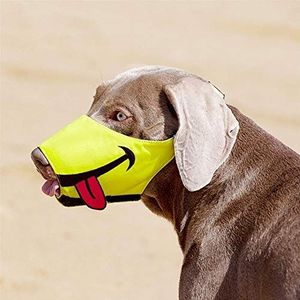 ZHAOCHEN. Muilkorf Verstelbare Pet Muzzles ademend nylon Mask Safety Dog Mond Cover for Medium grote honden Anti Bijten Barking (Size : L)