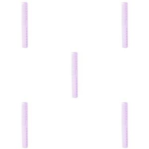 5 Set Van Mannen Vrouwen Haarstyling Kam Kappers Haarknippen Kammen Haarborstel Kapper Voor Thuis Professionele Salon Licht Paars