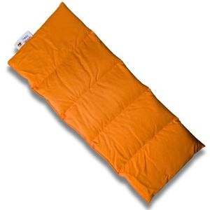 Franzis Nähstube 50x20cm Oranje speltkussen van 100% katoen I Speltgraankussen 50x20 voor magnetron I Warmtekussen, Speltkern kussen, Nekverwarmend kussen
